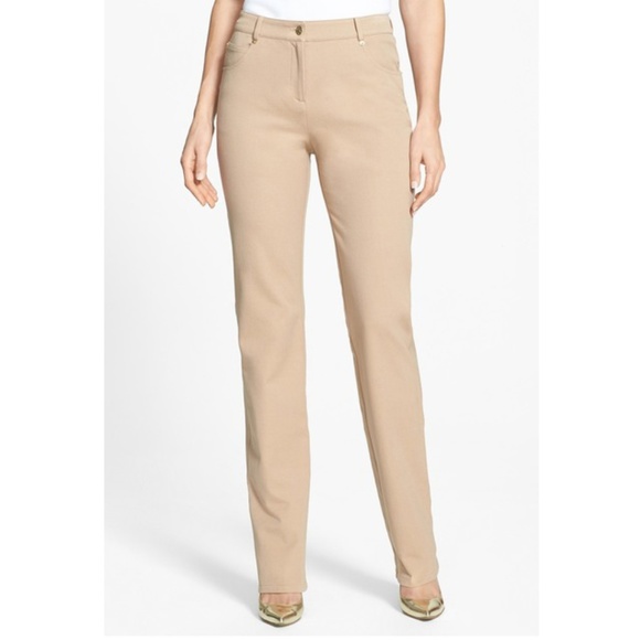 LSt. John Yellow Label Marie Straight Pants Size 4 - Picture 1 of 8